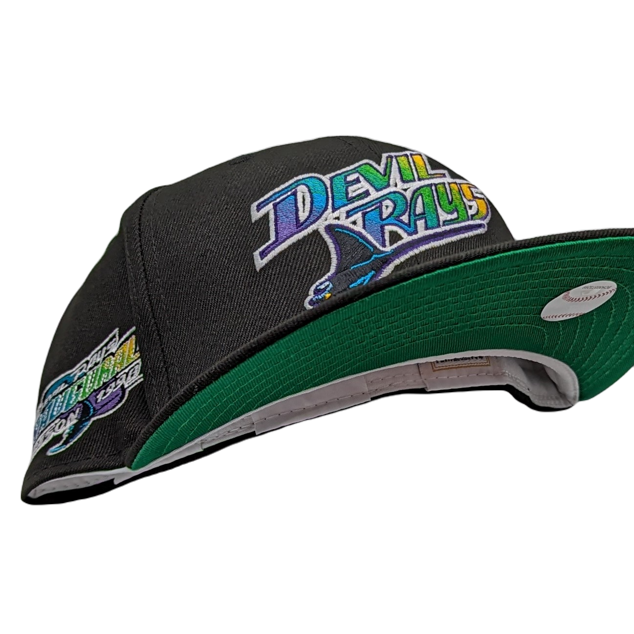 New Era 59Fifty Tampa Bay Devil Rays 1998 Inaugural Season Patch Fitted Hat