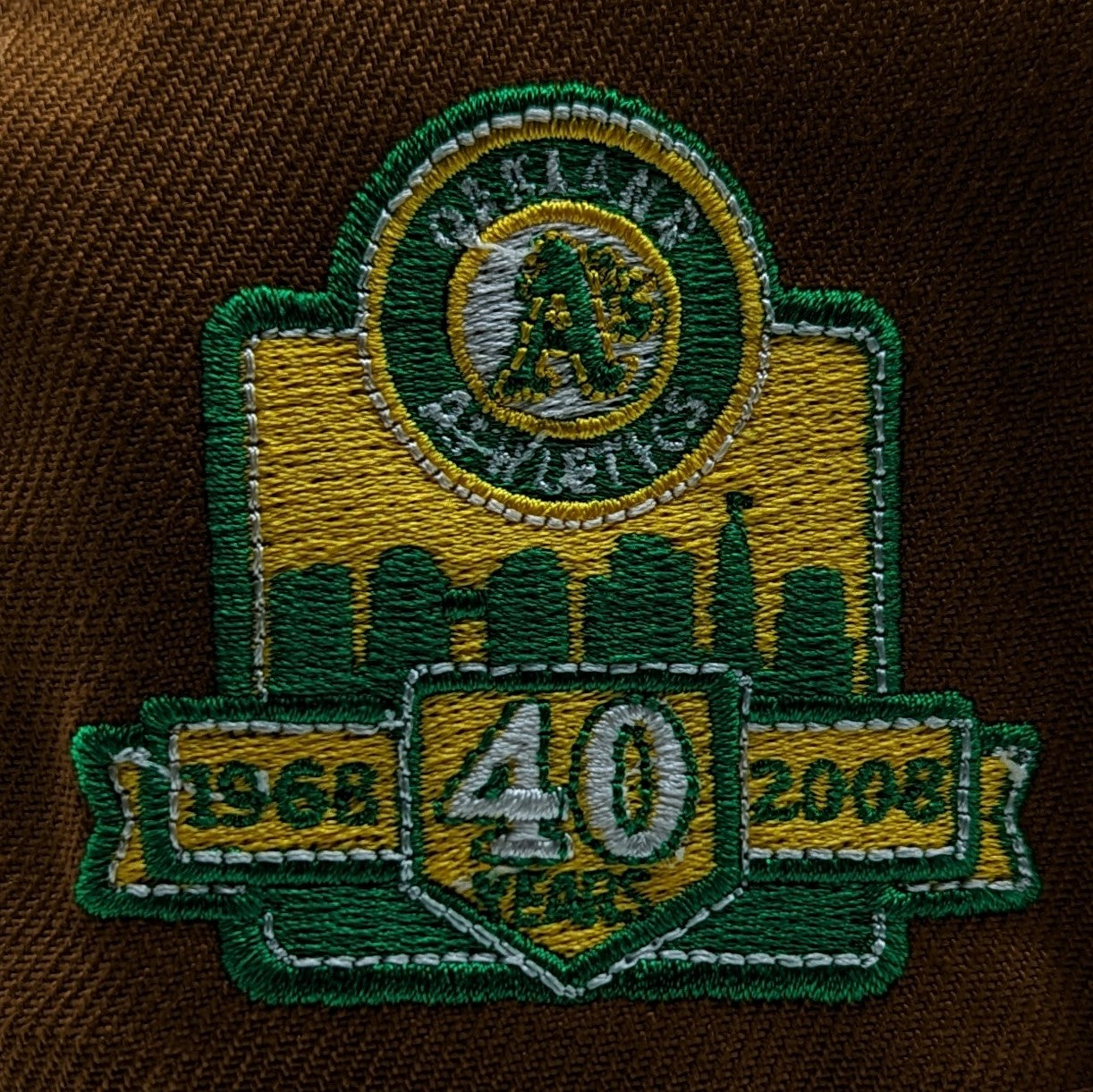 New Era 59Fifty Oakland Athletics 40th Anniversary Patch Fitted ...