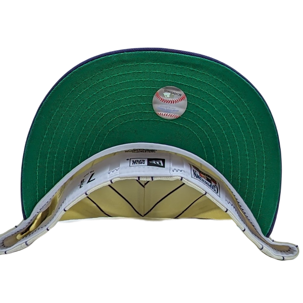 New Era 59Fifty Arizona Diamondbacks Pinstripe Heroes Script Logo Fitted Hat