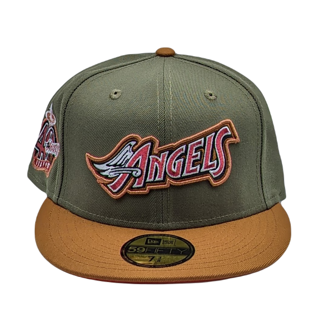 New Era 59Fifty Anaheim Angels 40th Anniversary Patch Fitted Hat