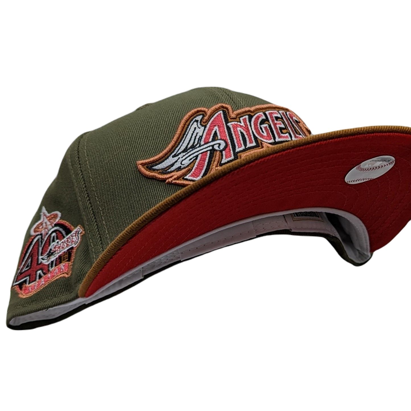 New Era 59Fifty Anaheim Angels 40th Anniversary Patch Fitted Hat