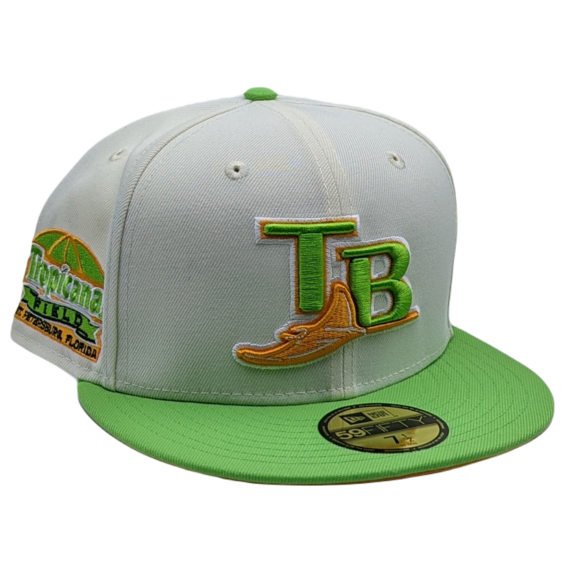 New Era 59Fifty Tampa Bay Devil Rays Tropicana Field Patch Fitted Hat ...