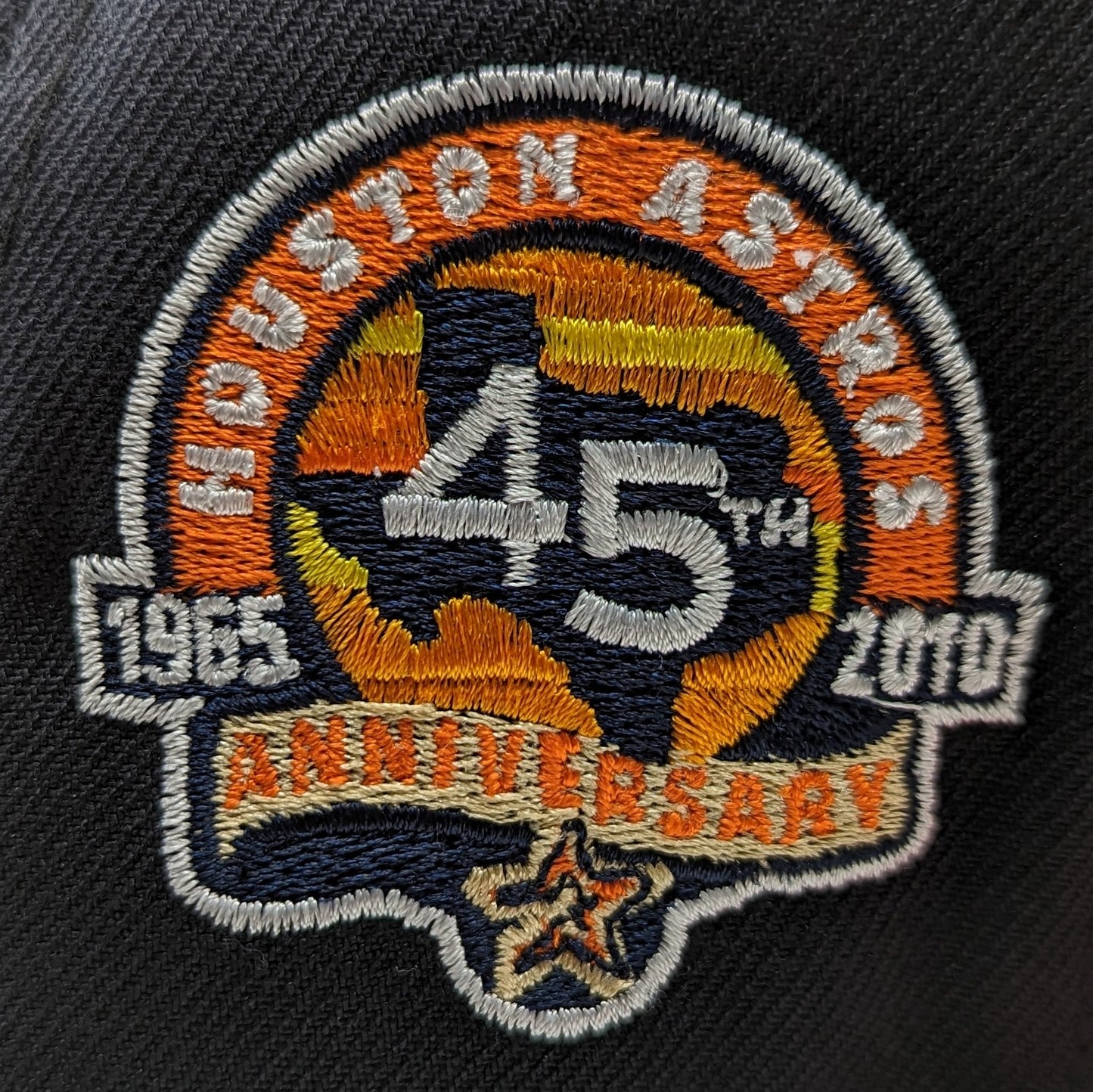 New Era 59Fifty Houston Astros 45th Anniversary Patch Fitted Hat