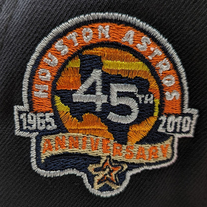 New Era 59FIFTY Houston Astros 45th Anniversary Patch Fitted Hat 7 1/8