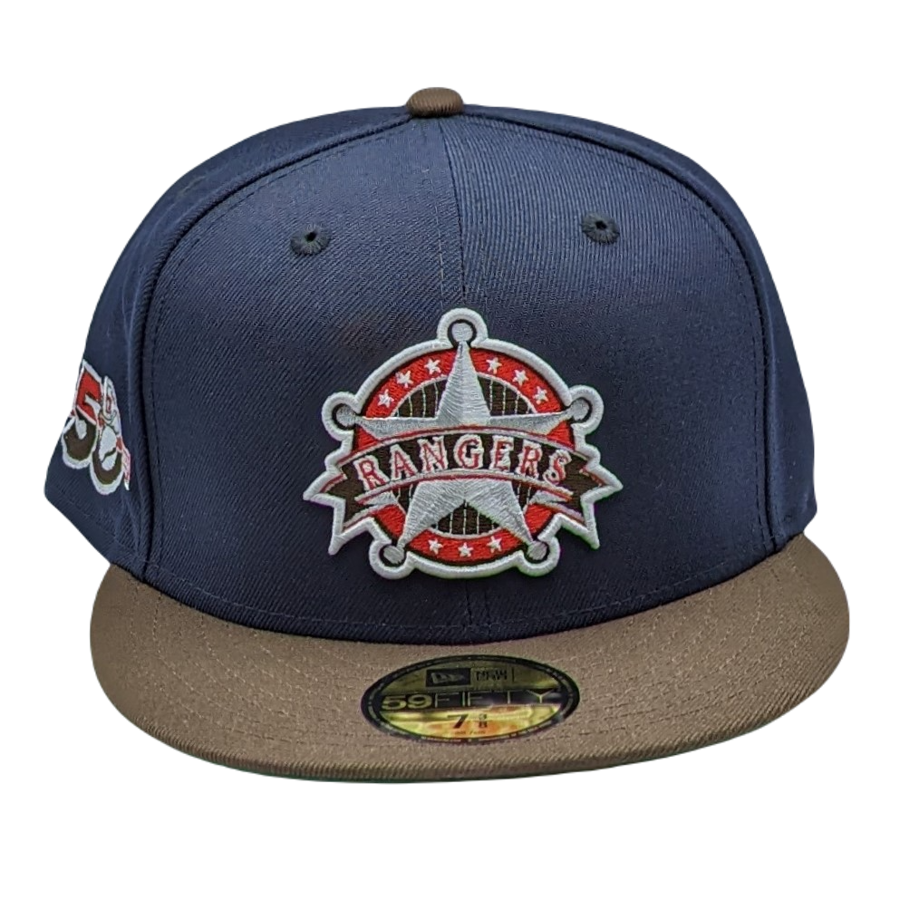 New Era 59Fifty Texas Rangers 50th Anniversary Patch Fitted Hat