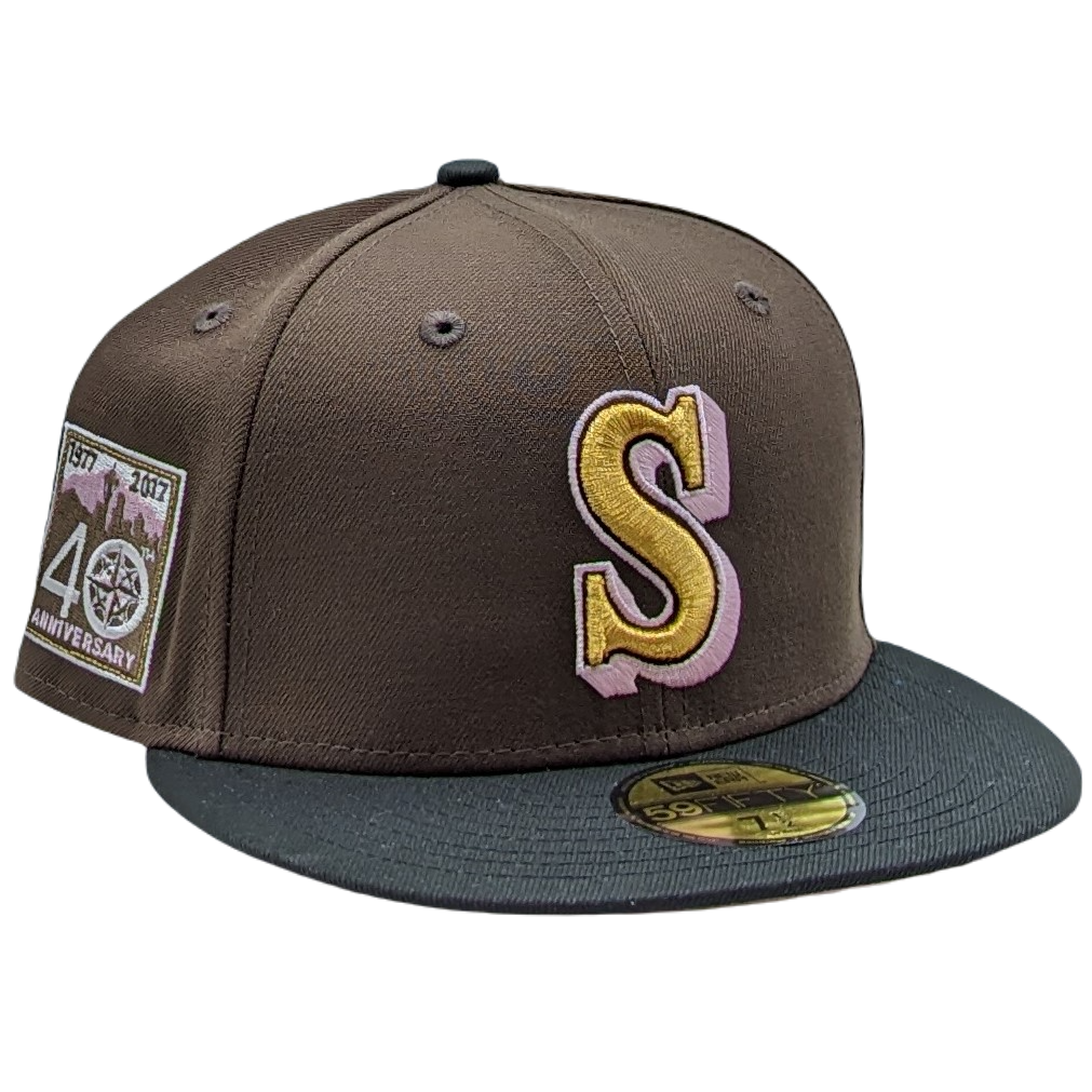 New Era 59Fifty Seattle Mariners 40th Anniversary Patch Fitted Hat