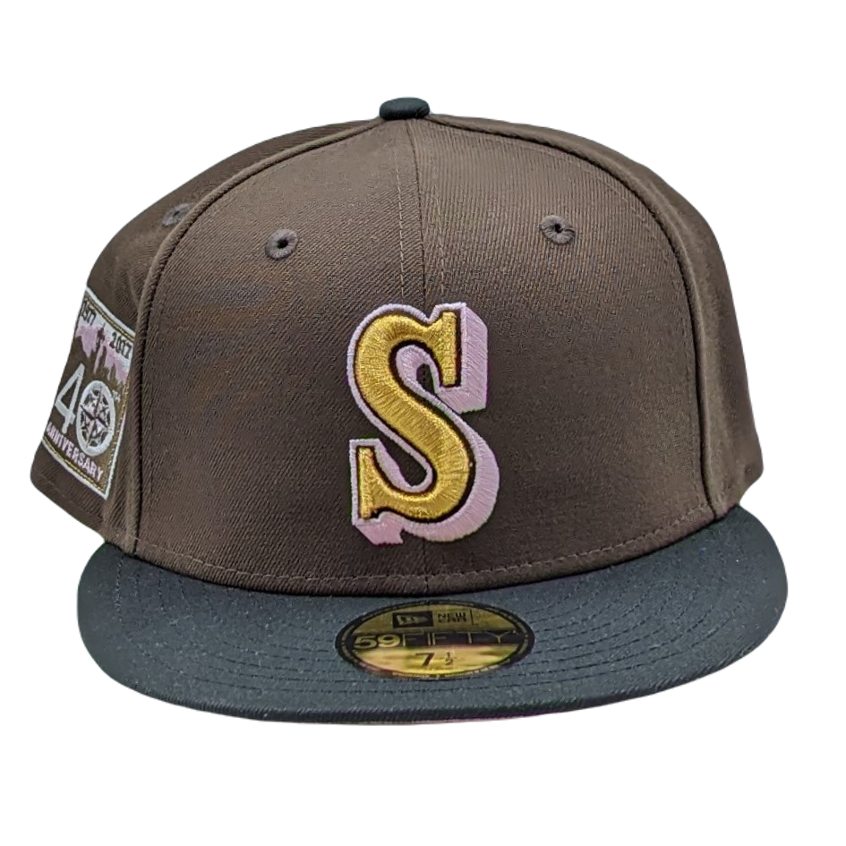 New Era 59Fifty Seattle Mariners 40th Anniversary Patch Fitted Hat