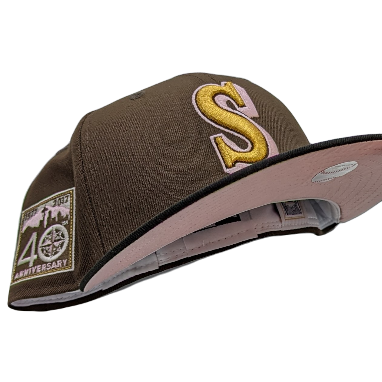 New Era 59Fifty Seattle Mariners 40th Anniversary Patch Fitted Hat