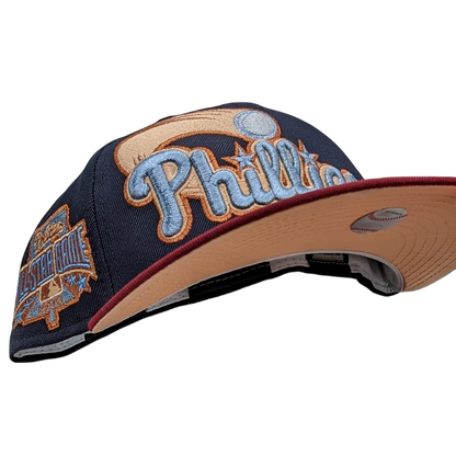 Black Philadelphia Phillies Gray Bottom 1996 All Star Game Side Patch New Era 59FIFTY Fitted 77/8