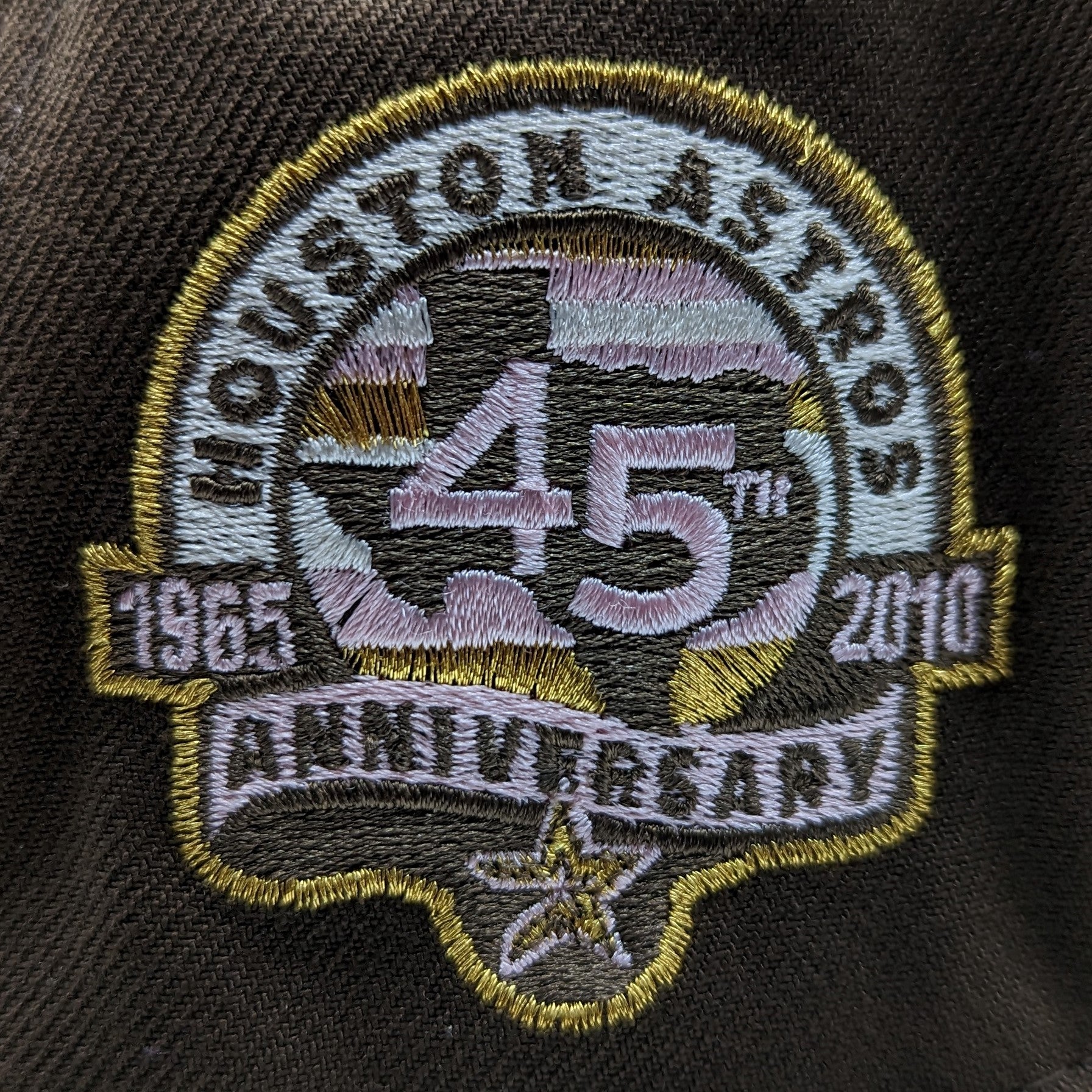 7 1/2 BEER PACK HOUSTON ASTROS 45TH shops ANNIVERSARY PATCH